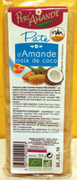 Pâte d'amande noix de coco
