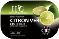 Sorbet citron vert