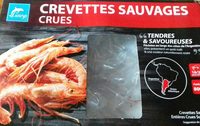 Crevettes sauvages crues