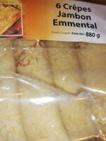 6 crêpes jambon emmental