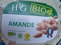 Glace végétale amande