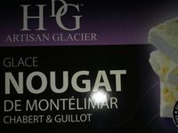 Glace nougat de montelimar