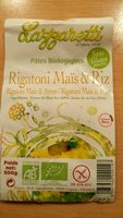 Rigatoni Maïs et Riz