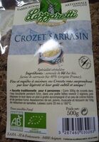 Crozet Sarrasin