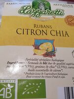 Rubans citron chia