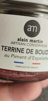 Terrine de boudin au piment d Espelette