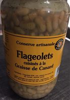 Flageolets cuisinés à la graisse de canard