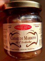 Crème de marrons de l'Ardèche