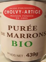 Purée de marrons bio