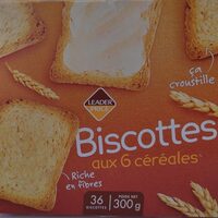 Biscottes aux 6 céréales
