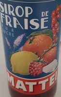 Sirop de fraise
