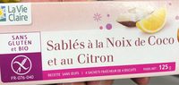 Sablés à la Noix de Coco et Citron