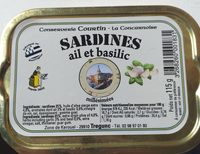 Sardine ail et basilic