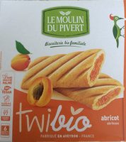 Biscuits Twibio Fourrés à L'abricot Bio & Vegan