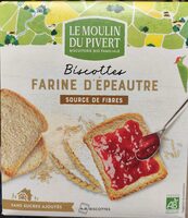 Biscottes à la farine d'épeautre