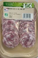 Saucisson cuit à l’ail fumé bio