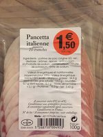 Pancetta italienne