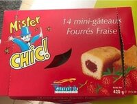 14 Mini Gateaux Fourres Fraise