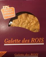 Galette des rois 33% fourrage pur beurre frangipane