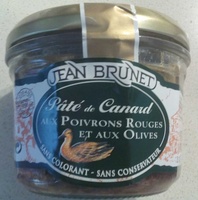 Pâté de Canard aux Poivrons Rouges et aux Olives