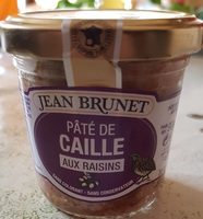 Pâté de caille aux raisins