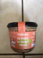 Terrine de porc au piment oiseau