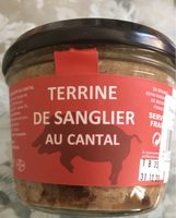 Terrine de sanglier au Cantal