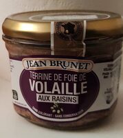 Terrine de foie de volaille aux raisins