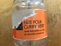 Pâte pour curry vert
