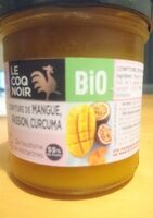 Confiture de mangue, passion, curcuma