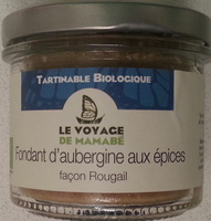 Fondant d'aubergine aux épices façon Rougail