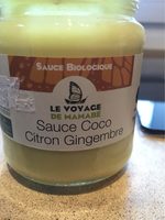 Sauce Coco Citron Gingembre