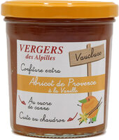 Confiture extra abricot de provence à la vanille