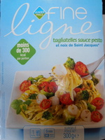 Tagliatelles sauce pesto et noix de Saint Jacques*, Surgelé