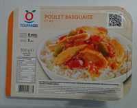 Poulet basquaise et riz