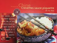 Crevettes Sauce Piquante et Riz Thaï