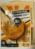 2 pancakes hyperprotéiné aux pépites de chocolat