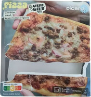 Pizza Cheddar, Boeuf, Sauce Tomate Épicée