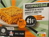 Parmentier patates douces et carottes