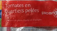 Tomates en quartiers pelées