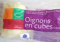 Oignons en cube surgelés