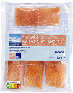 4 pavés de saumon atlantique