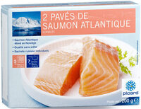 2 pavés de saumon Atlantique