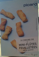 Mini-flûtes feuilletées sel et poivre