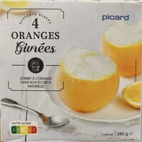 4 oranges givrées