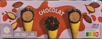 10 mini-cônes chocolat