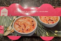 2 soupes thaï au poulet et aux vermicelles