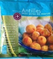 Mini-acras de morue, Préfrits surgelés