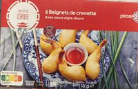 6 Beignets de Crevette sauce aigre douce