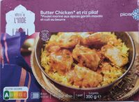 Butter chicken et riz pilaf